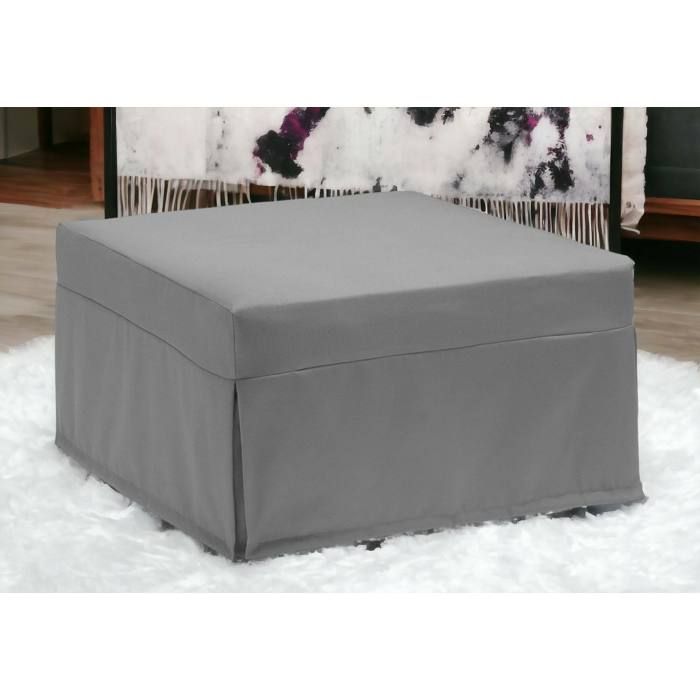 Dmora - Lit pliant Abak 80x80xh45 cm gris Panneau effet bois et Polyester Dmora - Lit pliant Abak 80x80xh45 cm gris Panneau effet bois et Polyester