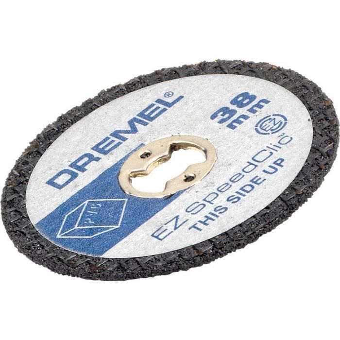 Lot de 5 disques DREMEL S476 EZ SpeedClic pour découper les plastiques et PVC - Ø 38mm, épaisseur 1,