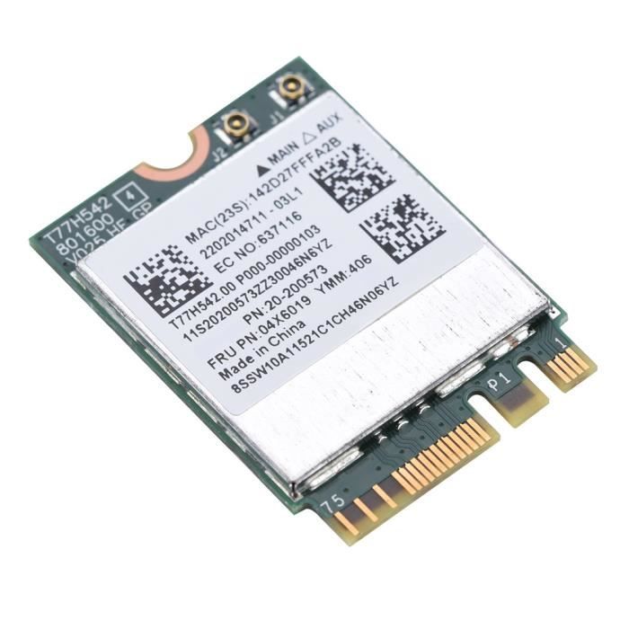 Carte Réseau WiFi 5G + Bluetooth 4.2 BOFRHME RTL8821CE 433Mbps Double Bande M.2 NGFF
