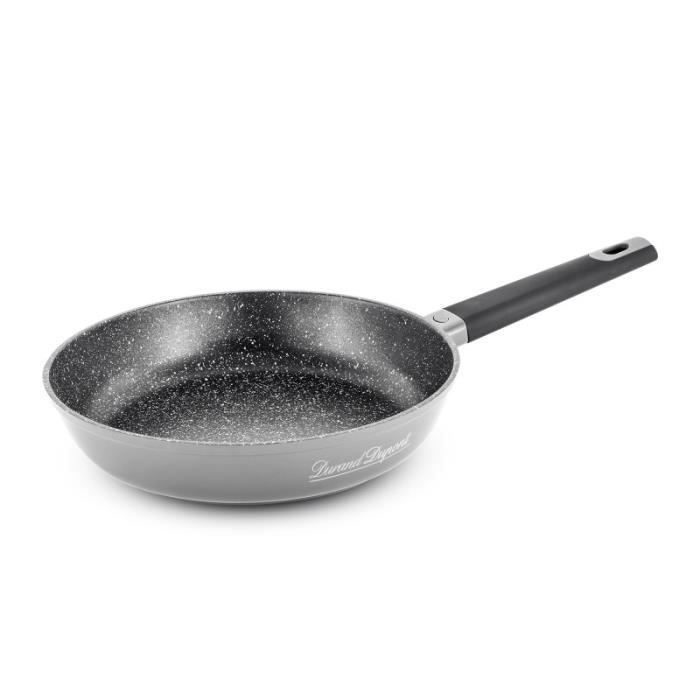 POÊLE EN FONTE D'ALUMINIUM EFFET PIERRE 30CM CAMILLE TFI CAMILLE_P30_TFI DURAND DUPONT
