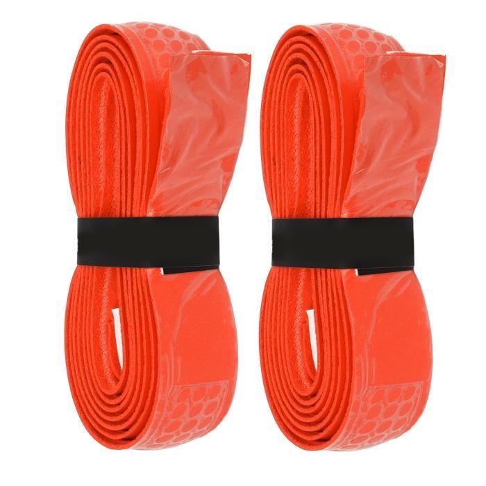 2 Bandes de Grip pour Raquette de Tennis et Badminton Absorption de Sueur Épaisseur 1.80mm