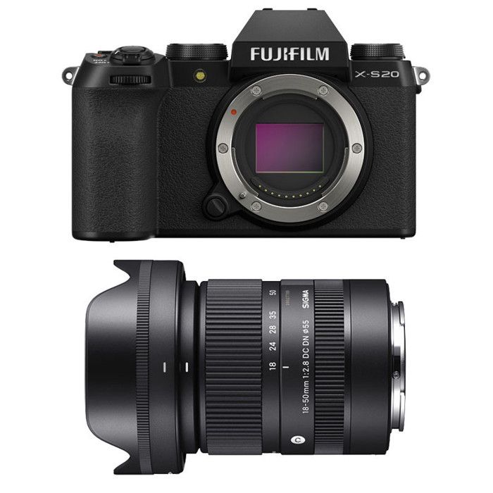 FUJIFILM X-S20 NOIR + SIGMA 18-50mm