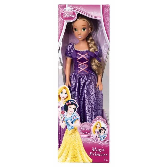 Poupée Raiponce articulée en plastique - DISNEY PRINCESS - 80 cm -  Cdiscount Jeux - Jouets