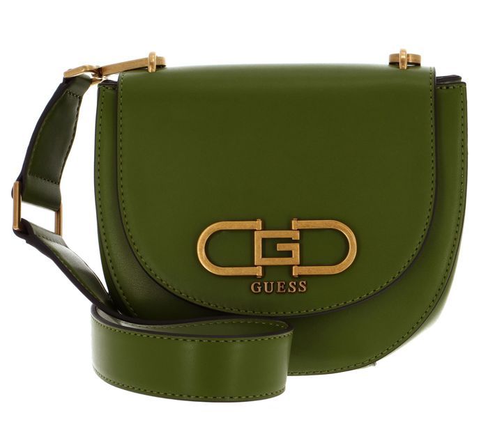 Sac Bandoulière GUESS Brynlee Mini Crossbody - Couleur Pumpkin (Orange) - Polyuréthane - Neuf Avec étiquettes