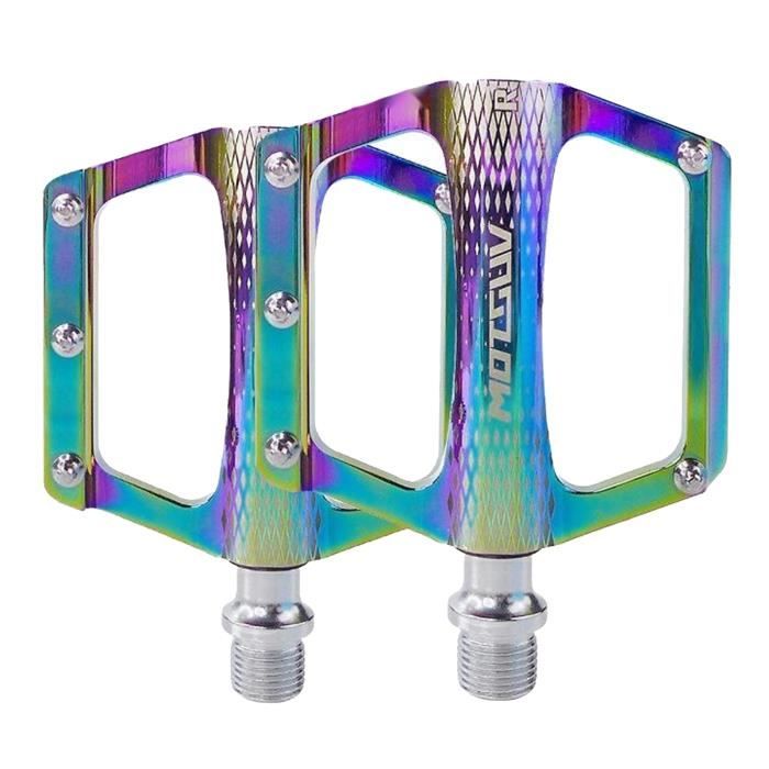 Paire Pédale Vélo VTT Alliage Aluminium 9/16 Pouce Antidérapant Universelle FR