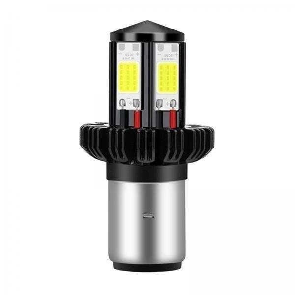 2x Ampoules de Moto pour Les Lumières de Moto LED HI LO Beam 6000K Blanc BA20D 2x Ampoules de Moto pour Les Lumières de Moto LED HI LO Beam 6000K Blanc BA20D
