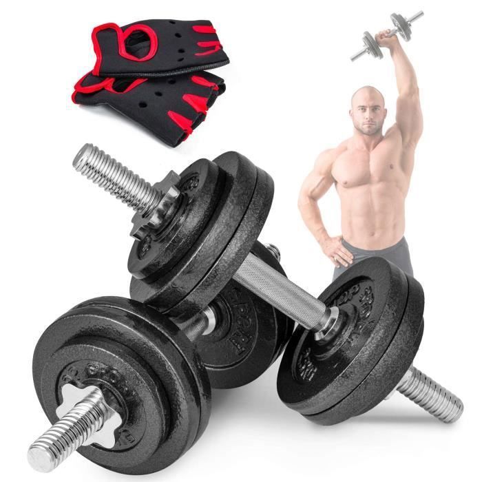 Hop-Sport Disques de poids en fonte 60 kg, Ensemble de disques d'haltères, Set de plaques en fonte alésage 30/31 mm, Musculaire & haltérophilie (4 x 5 kg, 4 x 10 kg Hop-Sport Disques de poids en fonte 60 kg, Ensemble de disques d'haltères, Set de plaques en fonte alésage 30/31 mm, Musculaire & haltérophilie (4 x 5 kg, 4 x 10 kg
