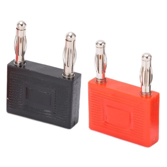 Câble Banane Double 4 Mm Haute Conductivité - Pour Multimètres Et Instruments De Test - Longueur 1 M - Isolation 600V