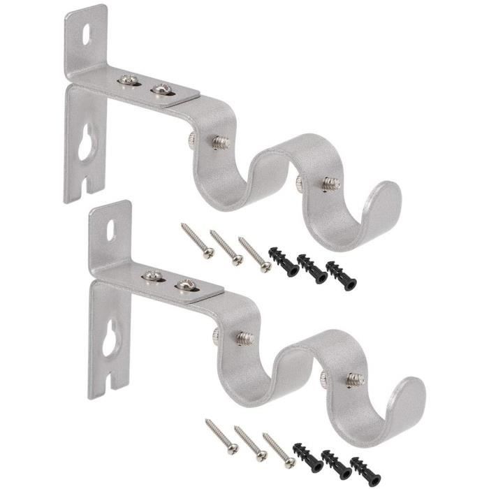 Flybloom Crochets De Support Pour Tringles De Draperie, Supports De