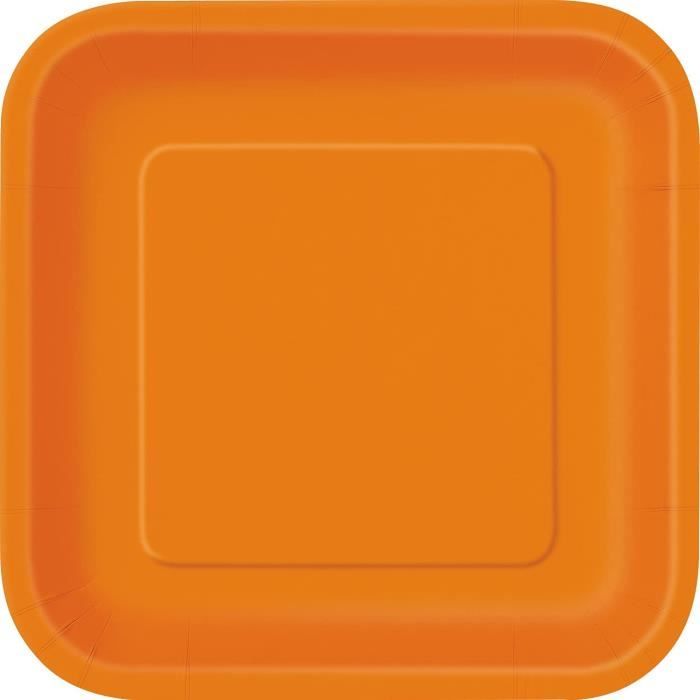 16 Assiettes En Carton Blanc écologiques - 23 Cm De Diamètre - Pour Fêtes, Mariages, Anniversaires - 2