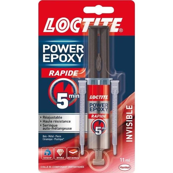 Colle Epoxy Rapide Nouvel Artwork Loctite Le Tube De 11ml