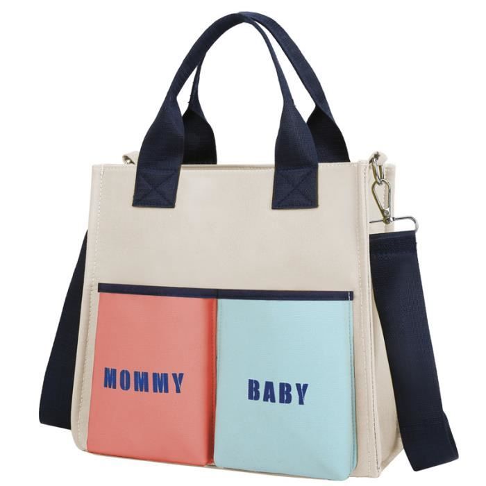 Sac à Langer Bébé Grande Capacité - Sac à Dos Multifonction Avec Matelas Et Poche Isotherme