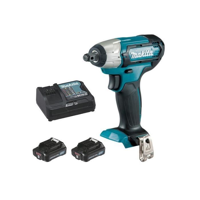 Boulonneuse à chocs MAKITA TW141DWAJ 10 8 V 2 Ah 145 Nm Sans fil - vue 2
