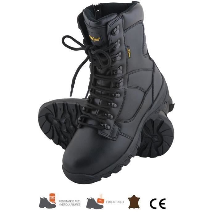 chaussure de securite homme montante