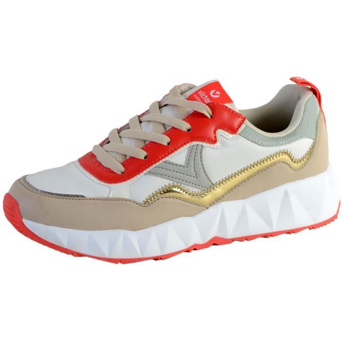 Tennis Basket Basses Victoria 2 Beige Femme Beige - Cdiscount Chaussures