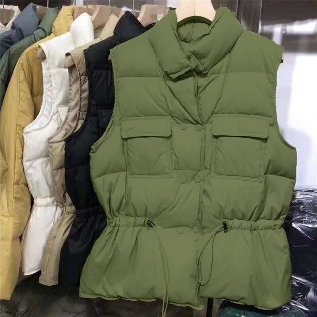 Gilet De Travail Pour Femme - Sans Manches Léger Et Chaud, Poches Multiples, Veste Extérieure Matelassée Pour Loisirs, Chasse, Randonnée