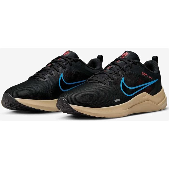 Chaussures de running - NIKE - Downshifter 12 - Mixte - Noir - Occasionnel
