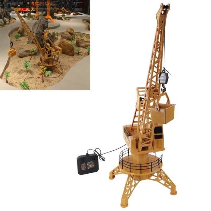 Naroote Camion-grue Lourd Engineering Avec Bras Rotatif 360° – Jouet Réaliste Pour Enfants En Plastique Et Alliage