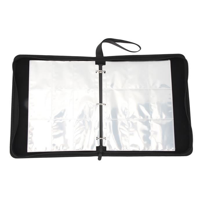Classeur Pour Cartes De Collection – 900 Emplacements, Pages Transparentes – PU Imperméable – Pour Cartes à Jouer, Sport, Pokémon…