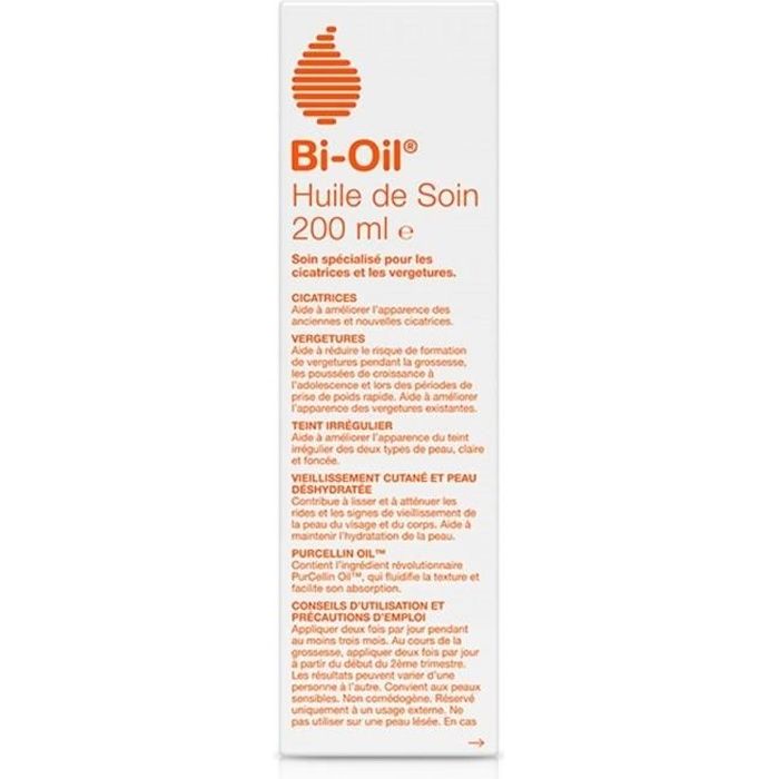 Bi Oil - Huile de soin naturelle hydratante vergetures