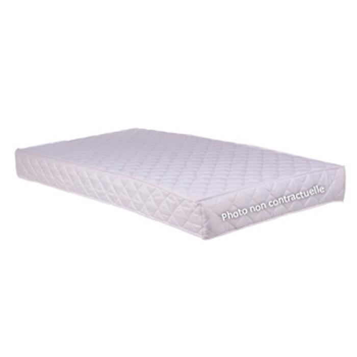 Matelas Bebe En Mousse Polyurethane Dim 60 X 1 Cm Epaisseur 10cm Cdiscount Maison
