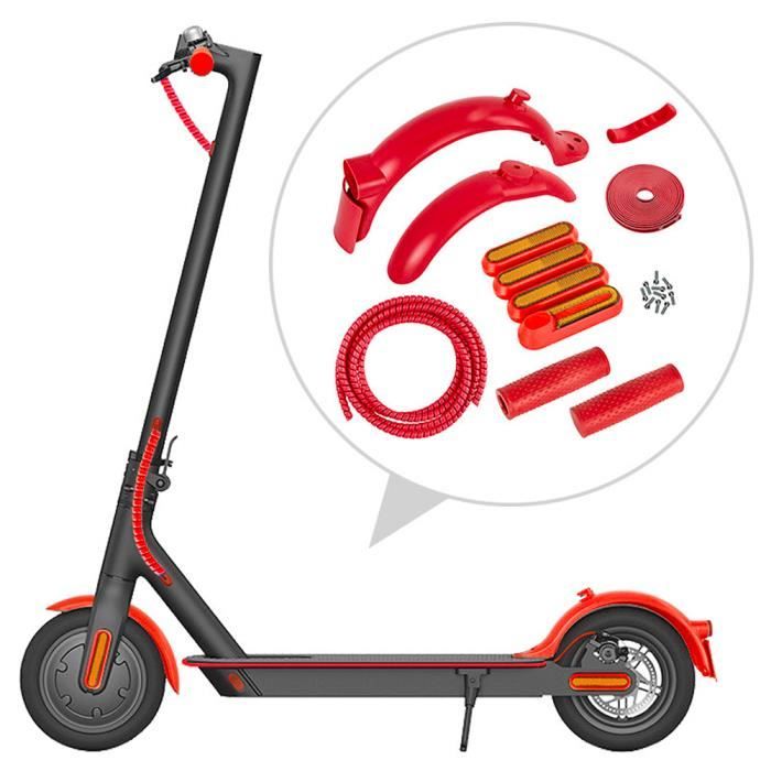 Generic kit Garde Boue Trottinette Xiaomi M365 / M365 Pro avec support de Plaque feu arrière et Accessoires à prix pas cher | Maroc