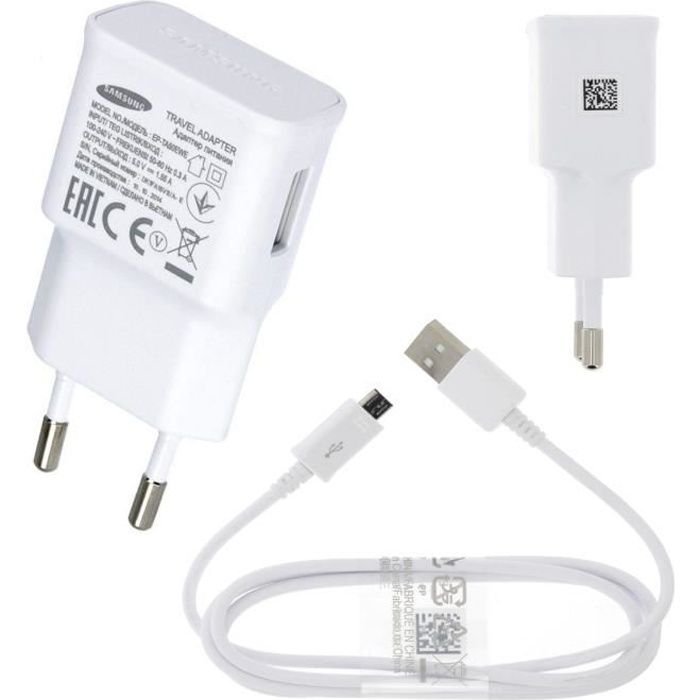 Chargeur Rapide USB Original 1,5A + Câble Pour SAMSUNG Galaxy Tab 4 7.0 - 4 10.1 - S 8.4 - 3 8.0 - 3 7.0 - 3 10.1