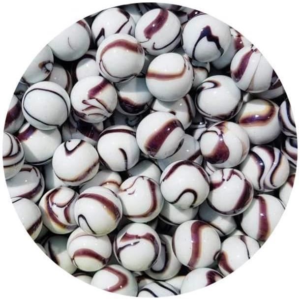 25 Billes Pépite Bleu MesBilles - Billes En Verre 16 Mm, Magnifiques Pour Collectionneurs Et Jeux