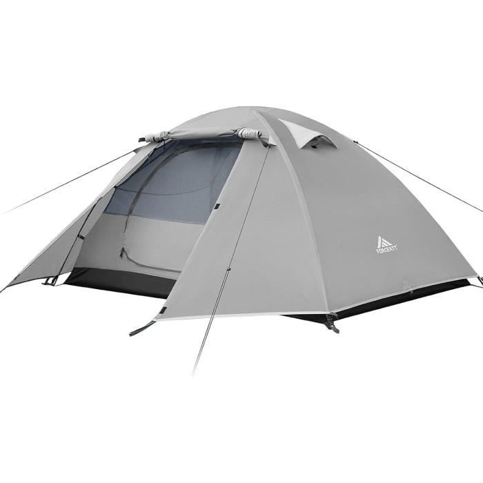 Naturehike Tente Ultralégère 2-4 Personnes 3-4 Saisons - Dôme Imperméable au Vent pour Camping, Plein Air, Trekking, Voyages en Sac à Dos