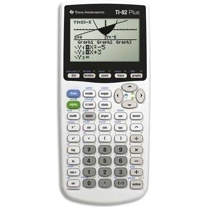 TEXAS INSTRUMENTS Calculatrice graphique TI-82 Plus - Cdiscount Beaux-Arts  et Loisirs créatifs