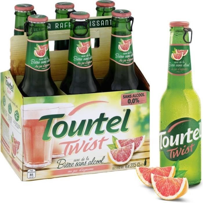 Tourtel Twist Agrum Bière sans alcool 6 x 27,5 cl La cave Cdiscount