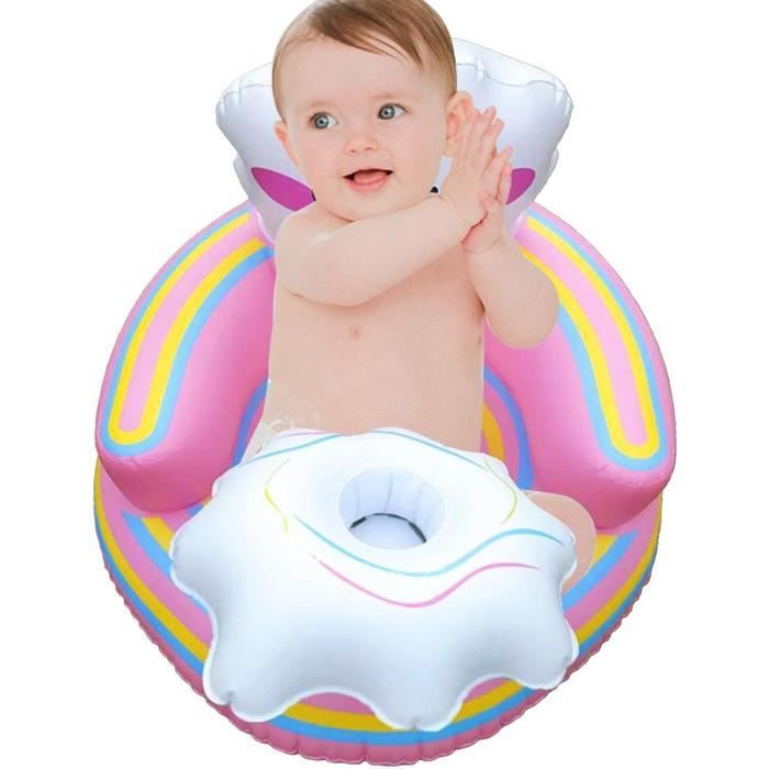 Ensoleillé - Siège gonflable pour anneau de natation pour bébé Siège