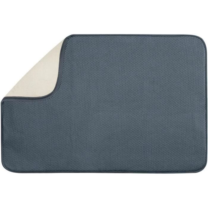 Tapis de Cuisine Égouttoir,Tapis de Séchage Super Absorbant,Tapis Évier Cuisine à Séchage Rapide