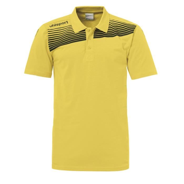 Polo junior Uhlsport Liga 2.0 - jaune-noir - 14 ans