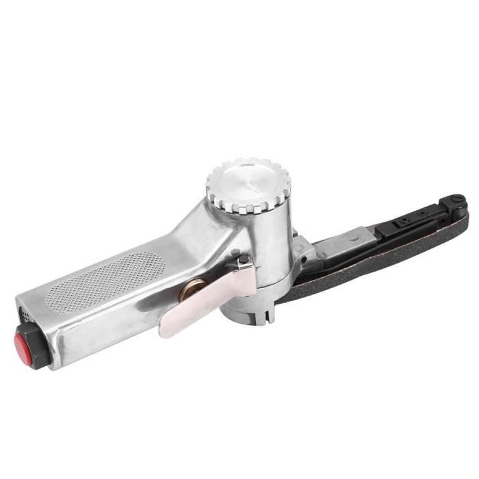 Ponceuse pneumatique industrielle à bande pneumatique 16 000 tr/min 10 x 330 mm 20 x 520 mm avec poignée rotative à 360 degrés pour le travail du bois