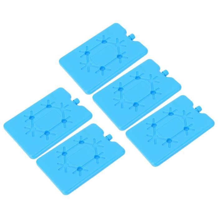 6 Blocs Réfrigérants Réutilisables - Glaçons Synthétiques Bleus Pour Glacière