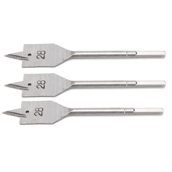 Nemura Coffret 8 Forets à Bois HCS Acier Haute Teneur Carbone - Mèches 3 à 10 Mm - Marque Française