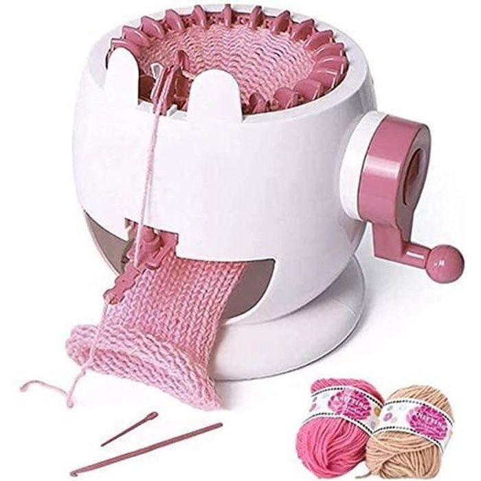 Machine à Tricoter Circulaire 22 Aiguilles - Kit DIY Pour écharpes, Bonnets Et Chaussettes - Débutant