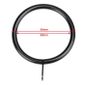 Coolty 60pcs Anneaux de Rideau Anneaux Suspendus avec Oeil Fixe pour Rideaux et Tringle Argent