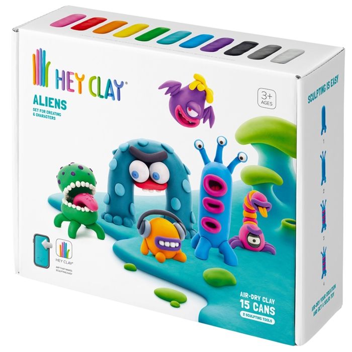 GENIO KIDS KIT De Pâte à Modeler Bio - Comestible Pour Bébé 12 Pièces