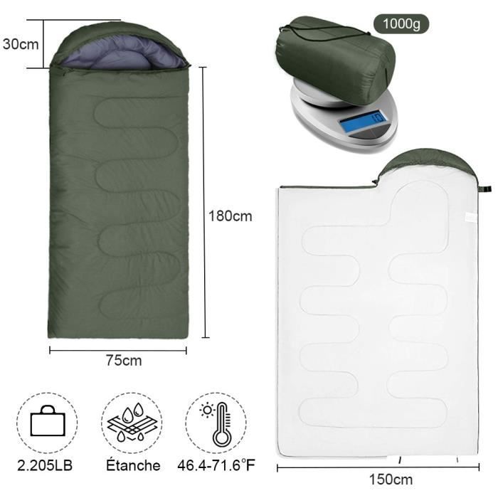 Cdiscount sac deals de couchage
