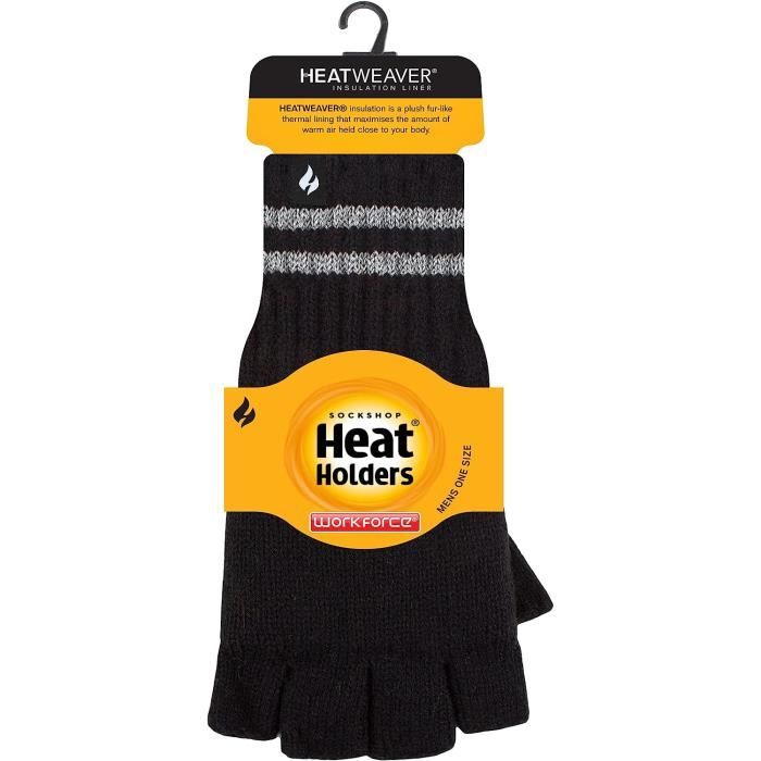 Chaussettes Homme HEAT HOLDERS Workforce - Noir – Heat Holders