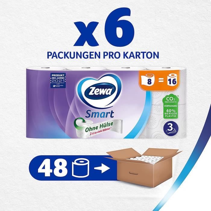 Fessnett Lingettes Lingettes WC Tempo Skin Balance - Lot De 16x42 - PH Neutre Papier Toilette Humide