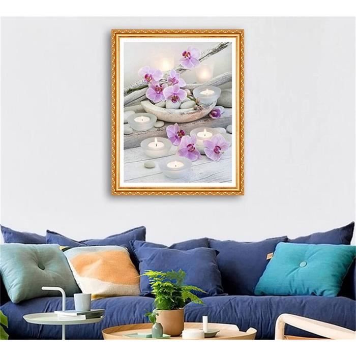 EIYUDA Peinture Par Nuero Adulte Avec Cadre, Vue Er Paysage Kit De