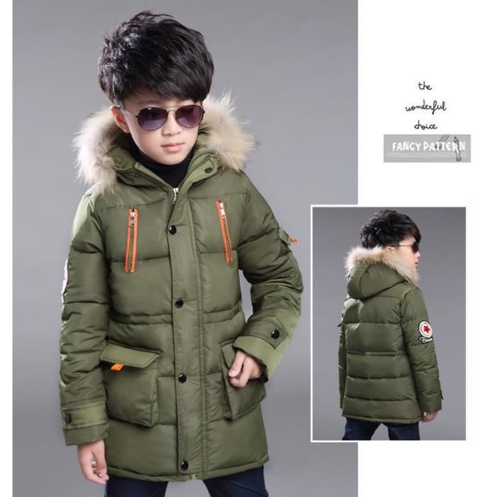Doudoune militaire garcon best sale