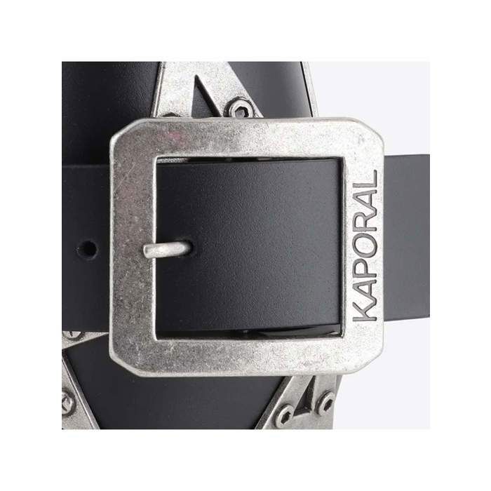 Ceinture Kaporal Homme Bold dark Noir cuir Authentique