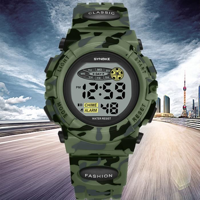 Montre enfant 2025 militaire