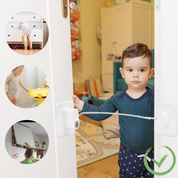 10Pcs Bloque Porte Protection Enfants Bébés, Butée De Porte En Mousse Bloc  Porte Securite Bebe Pour Fenêtre De Porte, Bloc-Po[H186]