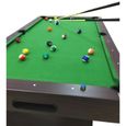 BILLARD AMERICAIN NEUF Snooker table de poll biljart salon 7 ft - ANNIBALE table de billard, DIMENSIONS RÉGLEMENTAIRES, Vert-2