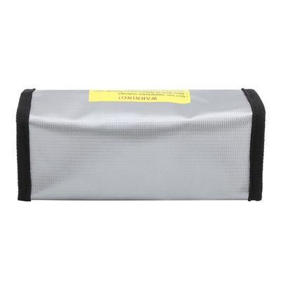 Sac De Transport Sécurisé Pour Batteries - Étanche Et Ignifuge, Dimensions 185x75x60 Mm, Fermeture Éclair Scellée